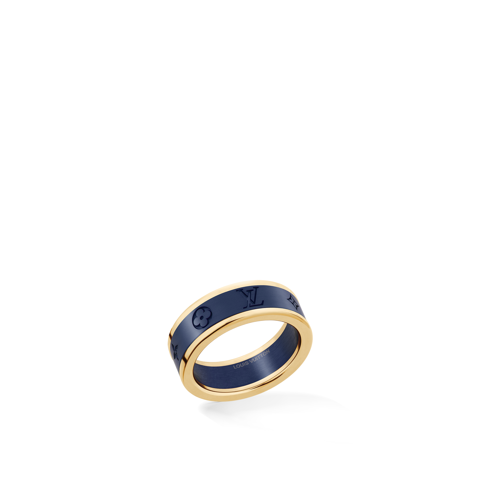 Les Gastons Vuitton Small Ring, Yellow Gold and Titanium - Jewelry